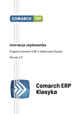 Comarch ERP e-Deklaracje Klasyka.pdf