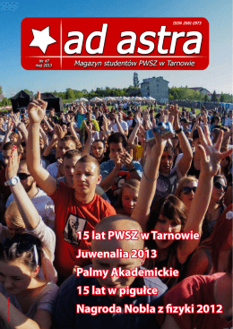 15 lat PWSZ w Tarnowie Juwenalia 2013 Palmy - Ad Astra