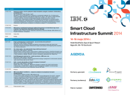 Smart Cloud Infrastructure Summit_agenda