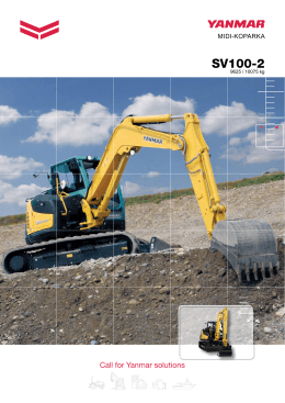 SV100-2 - Yanmar Construction Equipment Europe
