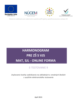 E-T9 Harmonogram 15.04.2015 online/ZS s VJS