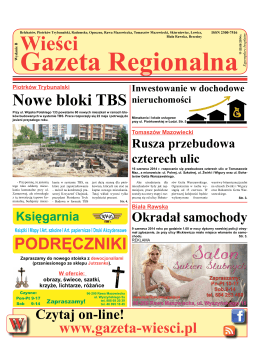 Czytaj on-line - Wieści Gazeta Regionalna