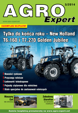 Tylko do końca roku – New Holland T6.160 i T7.270
