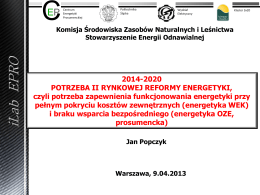 (2÷6) mld PLN - Stowarzyszenie Energii Odnawialnej