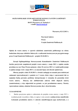 Opinia OSKZP do wzoru umowy na roboty liniowe z 25.10.2013 r (.pdf)
