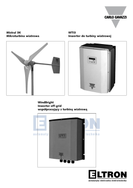 Mistral 3K Mikroturbina wiatrowa WTI3 Inwerter do turbiny