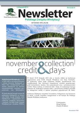 Newsletter PZW - SPECIAL EDITION.indd
