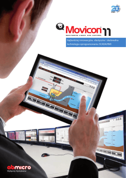 Oprogramowanie HMI/SCADA MOVICON 11 firmy Progea - AB