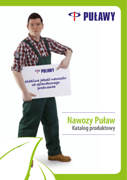 Pobierz PDF - Zakłady Azotowe Puławy