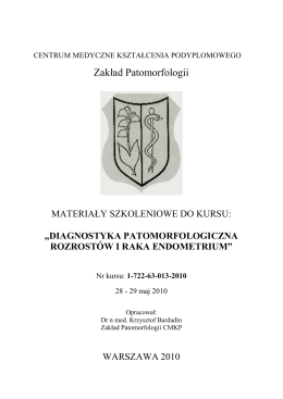 skrypt_maj_2010 - Zakład Patomorfologii CMKP