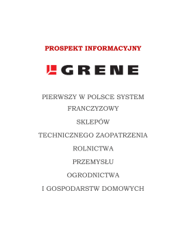 Grene - Prospekt informacyjny