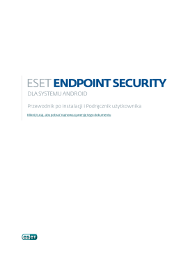 1. Instalacja programu ESET Endpoint Security