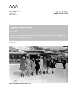 Olympic Winter Games.pdf - International Olympic Committee