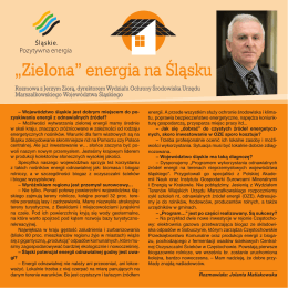 „Zielona” energia na Śląsku