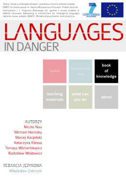 pobierz - Languages In Danger