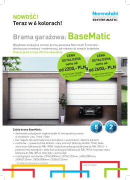 Brama garażowa: BaseMatic
