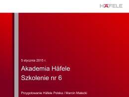 Akademia Häfele 2015