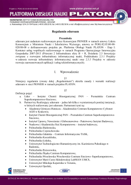 Regulamin eduroam - eduroam w Polsce