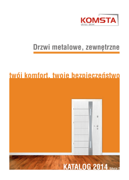 Drzwi metalowe, zewnętrzne KATALOG 2014 Edycja 2