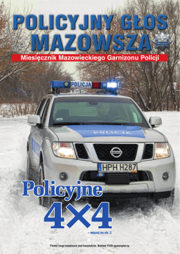 Miesięcznik Mazowieckiego Garnizonu Policji