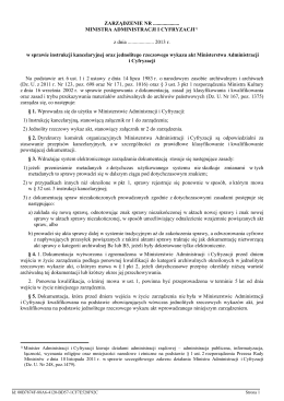 PDF źródłowy - Dziennik urzędowy - Ministerstwo Administracji i