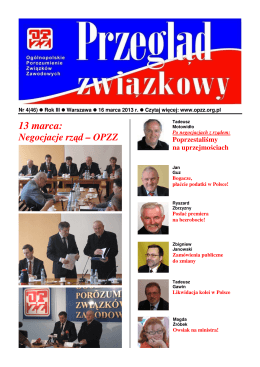 13 marca: - opzz.info.pl