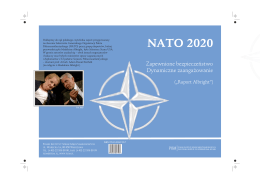 NATO 2020 - Polski Instytut Spraw Międzynarodowych