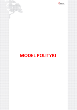 MODEL POLITYKI
