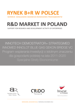 Rynek B+R w Polsce - Polish Agency for Foreign Investment
