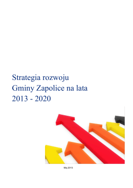 Strategia rozwoju Gminy Zapolice na lata 2013