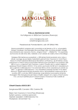 VILLA MANGIACANE - LUXITALYWINE & Co.