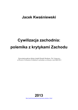 wersja pdf - Kwaśniewski, Jacek