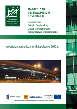 Zobacz raport - Centrum Business in Małopolska
