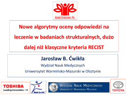 Jarosław B. Ćwikła: Nowe algorytmy oceny