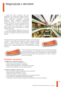 Program szkolenia (.pdf) - Centrum Edukacji i Biznesu