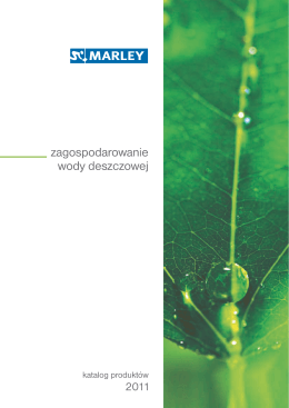 Katalog systemów - zagospodarowanie wody