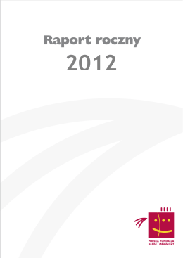Raport 2012 - Polska Fundacja Dzieci i Młodzieży