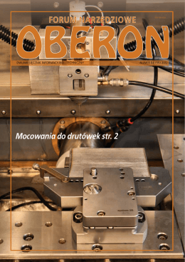 numer 04 (55) 2012 - Forum Narzędziowe Oberon