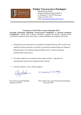 pobierz pdf - Polskie Towarzystwo Patologów
