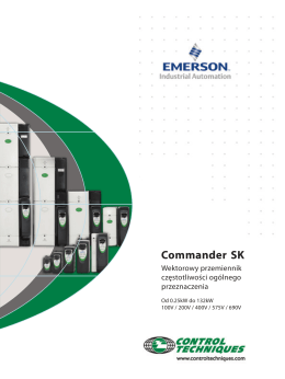 Commander SK - Emerson Industrial Automation