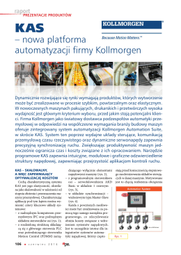 KAS - nowa platforma automatyzacji firmy Kollmorgen