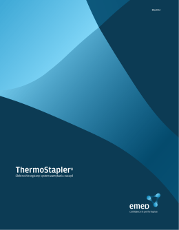 System zamykania naczyń ThermoStapler - EMED