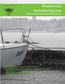 pobierz Wiadomości Hydrobiologiczne zeszyt 2-3/2014