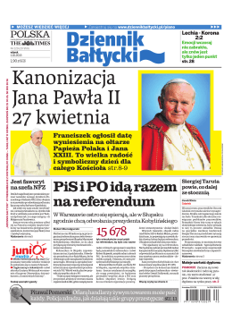 Dziennik Bałtycki (wydanie papierowe) z dnia 01.10.2013, strona 15