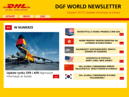 dgf world newsletter - DHL Global Forwarding