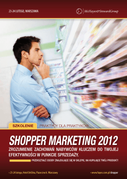 Shopper Marketing 2012