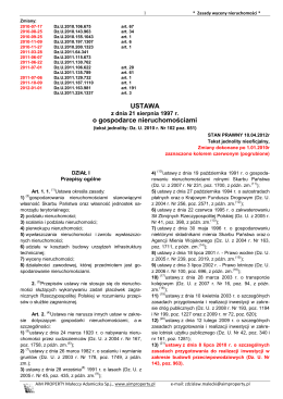 11. ustawa o GN tj stan 10.4.2012r z datownikiem+kol. zmian tj.