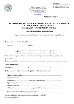 Wniosek o przyjęcie do SP 7 dziecka spoza obwodu szkoły (pdf.)