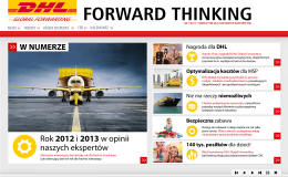 FORWARD THINKINg - DHL Global Forwarding