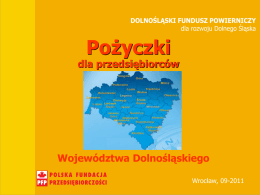 „DOLNY ŚLĄSK” Polska Fundacja Przedsiębiorczości www.pfp.com.pl